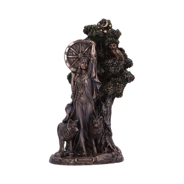 Lady of the Forest Figurine Bronze Celtic Pagan Goddess Flidais Ornament 25cm / Wiccan / Pagan / Witchcraft outlets / Statue / Figurine / Home Decor